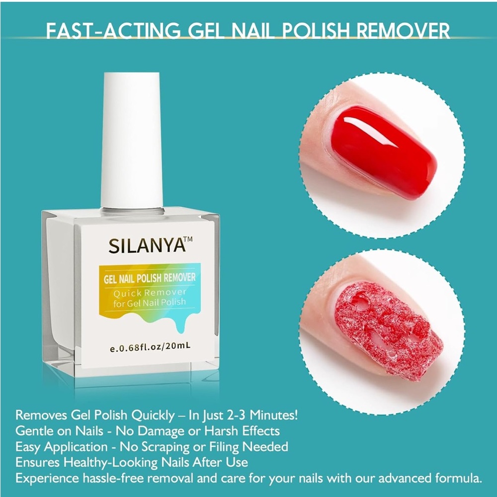 Gel nail polish remover